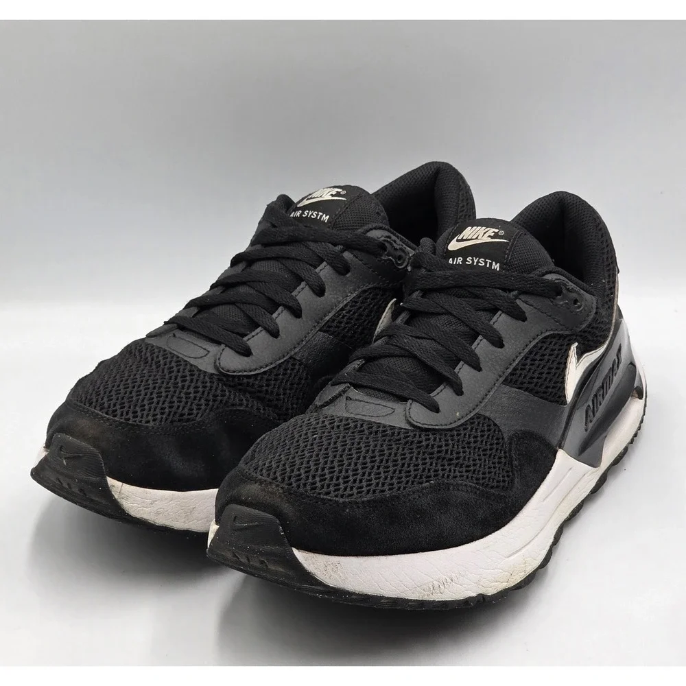 Nike Air Max SYSTM Mens 11.5 Black Grey White Sneakers DM9537-001